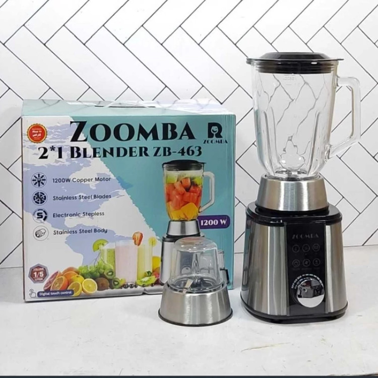 مخلوط کن و آسیاب صفحه نمایش دار زومبا ZB-463