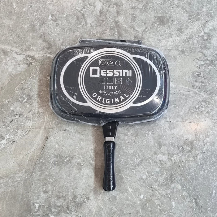 ماهیتابه رژیمی دو طرفه دسینی اصلی سایز 36 جعبه صورتی ماهیتابه رژیمی گریل