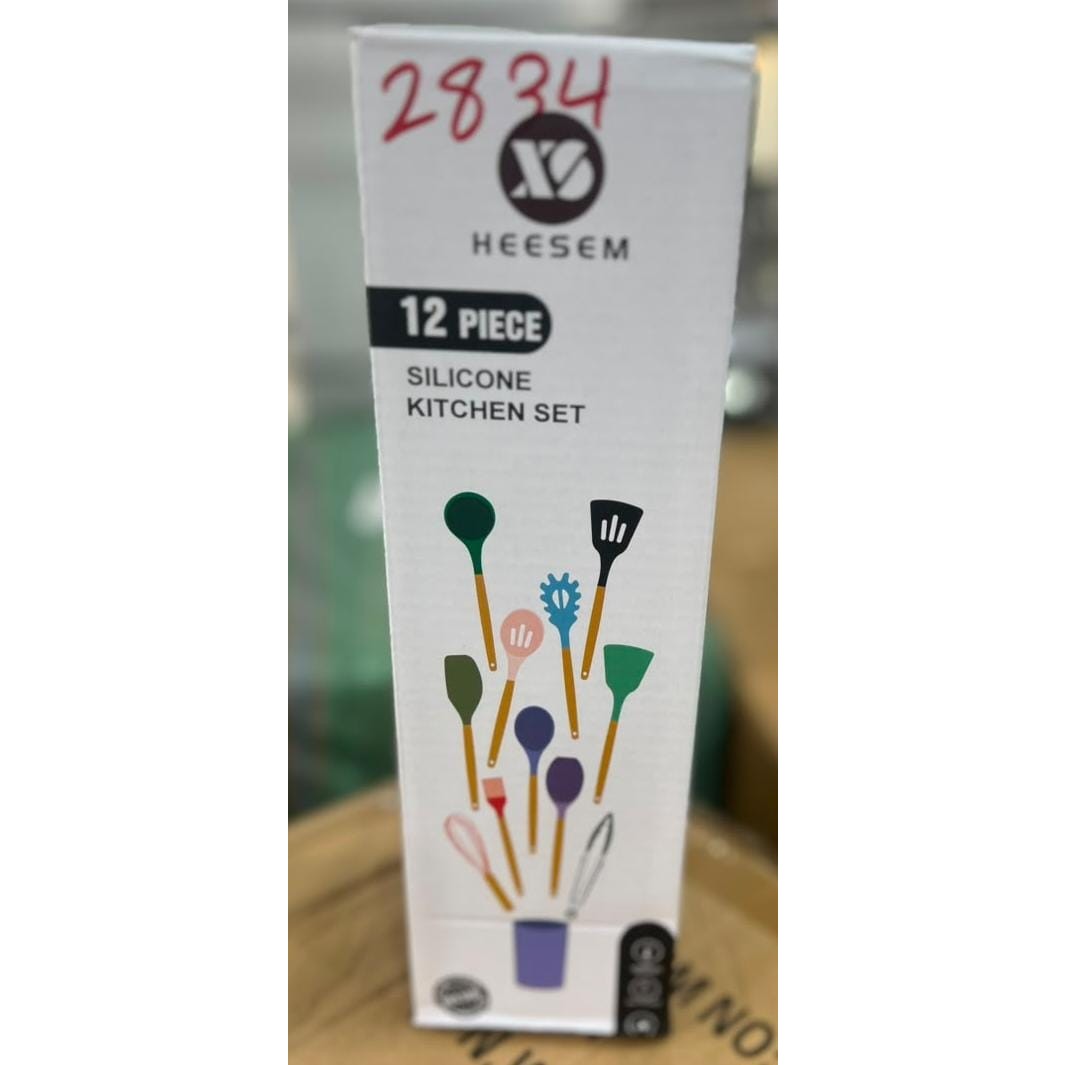سرویس سیلیکونی کفگیر و ملاقه12 پارچ